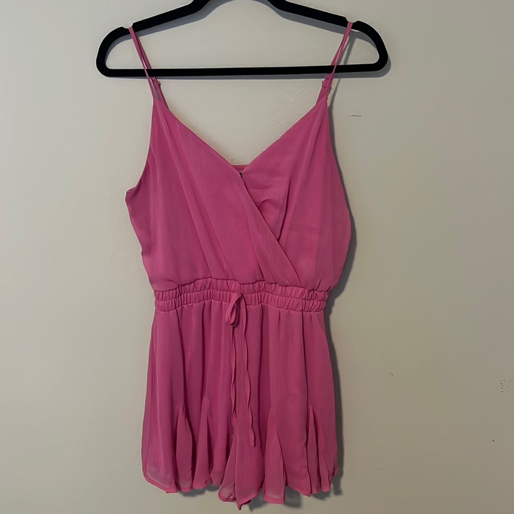 Francesca’s  Like new pink romper